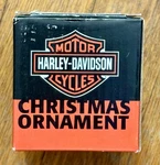 Harley Davidson Silver Christmas Ball Ornament Original Box 2006. Fixed Price $12.00.