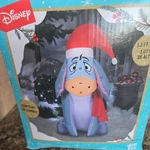 Disney Eeyore 3.5 Christmas Airblown Inflatable Led Light Up Winnie The Pooh. Fixed Price $37.99.