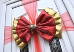 Christmas Door Bow Kit ... Red & Gold Glitzy Easy To Fit Festive ..xmas. Fixed Price $54.22.