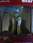 2016 Disney Hallmark Star Wars Yoda Ornament Christmas Collectable Nib. Fixed Price $10.80.