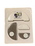 Ikea Visionar Inter Systems Gift Wrap Decoration Set Of 8 Gray & White 21543. Fixed Price $9.50.