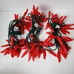 Chili Pepper Lights Red 3 Strings Works Extra Bulbs Decorative Festive. Fixed Price $24.99.