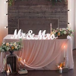 Adeeing And Mrs Signs Wedding Sweetheart Table Decorations, Wooden Freesta.... Fixed Price $27.04.