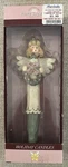 Kurt Adler Holiday Candles Angel With Wreath Heights Sparkly Wings. Fixed Price $6.50.