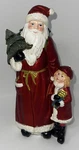 Raz 9 Santa Painted Glass Christmas Figure Decor Presents Holiday Sparkles Tree. Fixed Price $13.16.