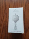 Hallmark 2018 Porcelain Rattle Ornament Baby's First Christmas. Fixed Price $5.99.