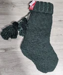 Place & Time Green Chunky Knit Christmas Stocking Holiday. Fixed Price $18.59.