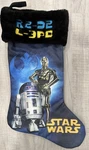 Prima Creations 17.5" Star Wars R2D2 C3PO Blue Lined Christmas Stocking Ln. Fixed Price $9.96.