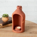 Vintage Style Terra Cotta Tea :lite Holder By Ctw. Fixed Price $24.95.