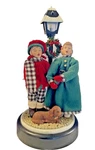 Vtg Musical & Lighted Lamp Post Caroling Children Dog Holiday Creations 1993. Fixed Price $29.25.