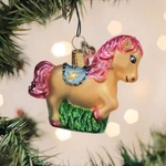 Playful Pony Ornament. Fixed Price $24.99.