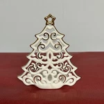 Lenox Christmas Tree Tealight Votive Hand Crafted 24 Ct Gold Trim. Fixed Price $17.99.