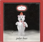 Trim Home 09929095-9 Polar Bear Christmas Light Up Inflatable 4' New!. Fixed Price $37.95.