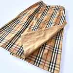 Rare 90S Vintage Burberry Reversible Wrap Skirt M Knee-length Nova Check. Fixed Price $137.00.