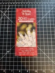 20CT Light Set String Miniature Clear Bulbs White Cord Christmas New. Fixed Price $9.99.