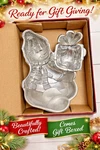Lenox Metal Chip Dip Platter Bowl 12" Christmas Snowman Serveware 6212238 Boxed. Fixed Price $35.99.