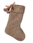 Victorias Secret Mauve Pink Soft Faux Fur Christmas Stocking Satin Lined New Nwt. Fixed Price $17.97.